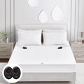 White King Size Electric Heated Mattress Pad 78x80 Dual Control Sleep Comfort