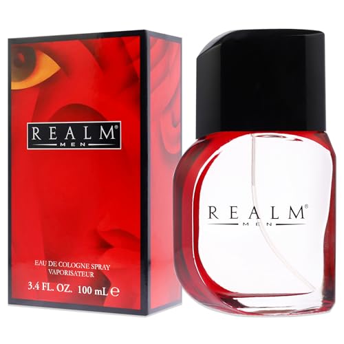 Realm Men Erox Cologne Spray Red 3.4 Oz - Daytime, Woody Fragrance