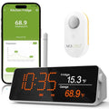 WiFi Refrigerator Thermometer with Long Range LCD Hub Waterproof Sensor & App Alerts - Kitchen & RV