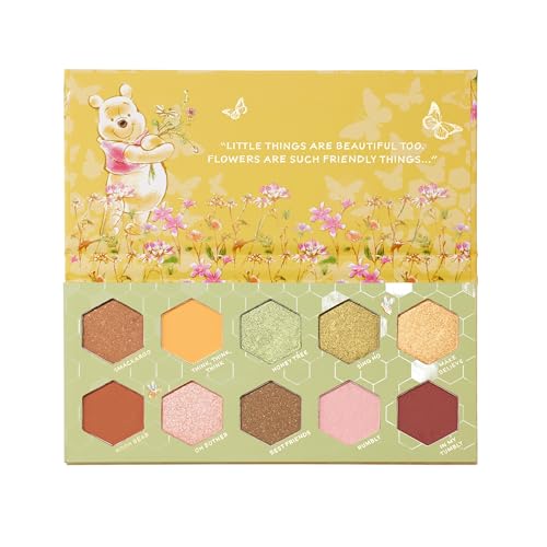 Colourpop Winnie the Pooh Bundle ? Sweet As Can Bee Eyeshadow Palette (0.4 oz) & Hunny Pot Lip Scrub & Mask Set (2 Count) ? Honey-Inspired Makeup & Lip Care Duo