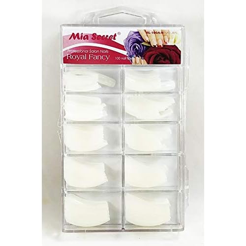 Mia Secret Royal Fancy Nail Tips 100 Pieces (Natural)