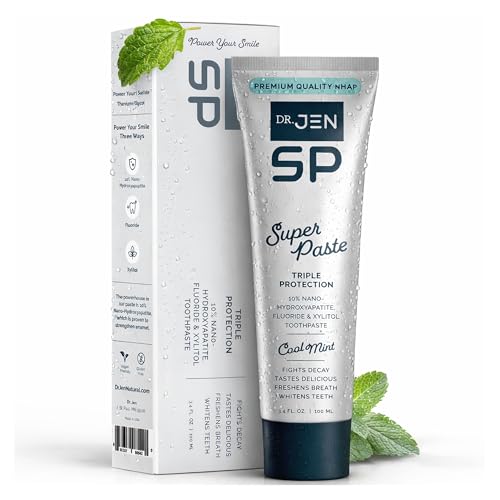 Nano Hydroxyapatite Toothpaste with Fluoride & Cool Mint - Vegan Oral Care