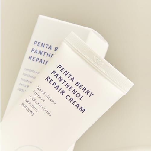 HEVEBLUE Penta Berry Repair Cream with Centella & Panthenol for Sensitive Skin