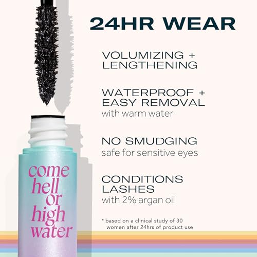 Caliray Zero Smudge Clean Mascara - 0.9 oz, Long-Wear, Waterproof