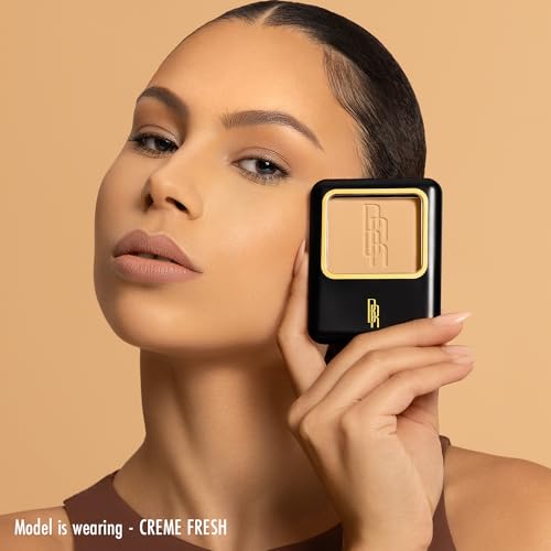 Black Radiance Creamy Beige Pressed Powder - Oil-Free Face Makeup, Pack of 4 - Variation Creamy Beige / 0.28 Ounce