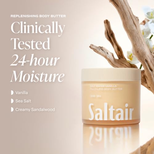 Saltair Salt Water Vanilla Multi-Lipid Body Butter 10 oz
