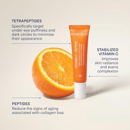 Vitamin C Peptide Eye Cream - Firming, De-Puffing, Hydrating for Sensitive Skin