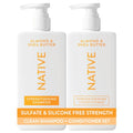 Native Shampoo & Conditioner Set with Almond & Shea Butter — 16.5 Fl Oz, Pack of 2