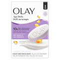 Olay Beauty Bar, Age Defying, 10x More Moisturizers, Smooth & Gentle on Skin, Vitamin E & Vitamin B3 Complex, For All Skin Types, Shea Butter Scent, 3.17 oz, (Pack of 8)