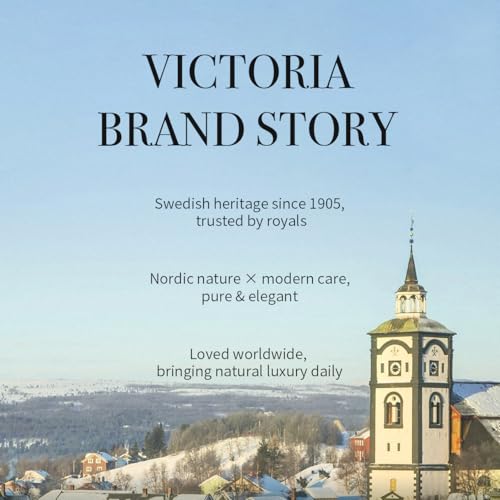 VICTORIA Swedish Egg White Facial Soap, 3-in-1 Gentle Daily Cleanser, Enriched with Rosehip & Rose Water, for Dry & Sensitive Skin, 50g x 6 (box of 6)