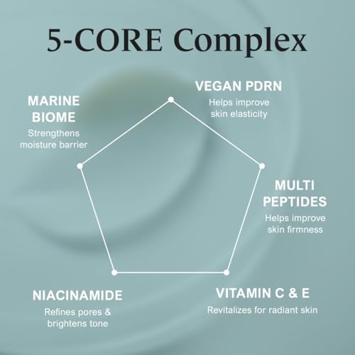 Velvet Code Marine Biome Cream - Formulated by Korean Dermatologists | K-Beauty PDRN & Niacinamide Moisturizer for Pore Refining, Tone Correction & Deep Hydration | Vegan, Silicone-Free (1.69 fl.oz)