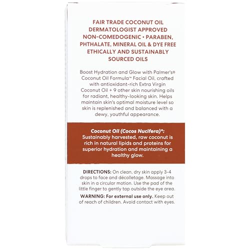 Facial Oil with Coconut Monoi - Luminous Hydration 1 Oz Pack of 2
