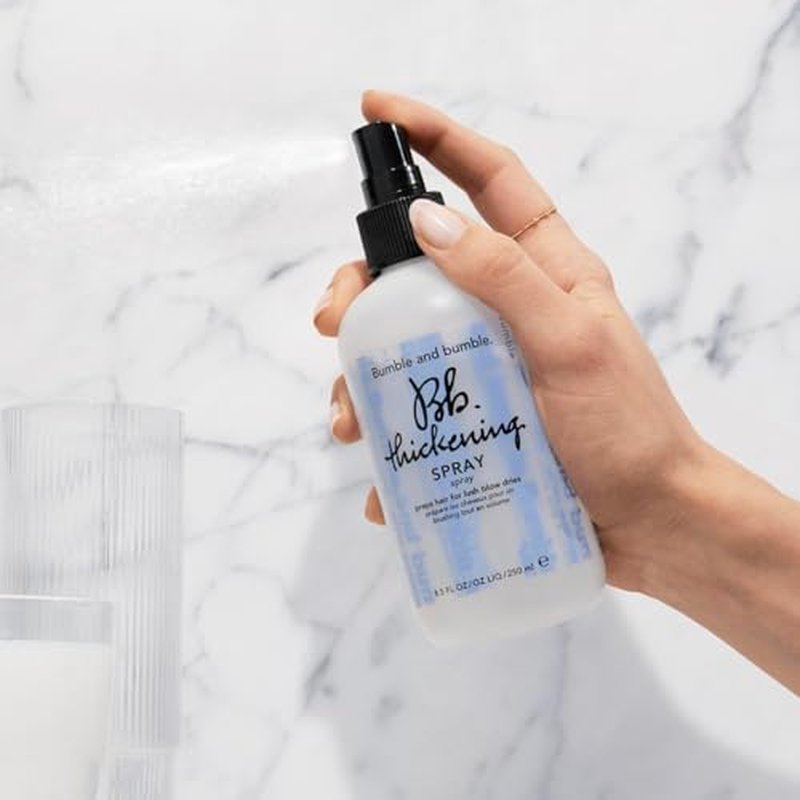 Bumble and bumble. Thickening Blow-Dry Prep Spray | For Lush Blow Dries | Straight to Wavy