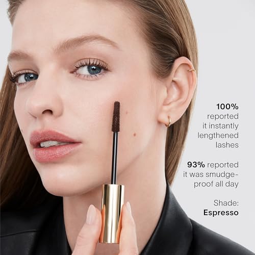 HOURGLASS Unlocked Black Lengthening Tubing Mascara, Natural Look, Up to 16hrs