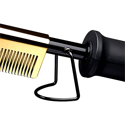 Red by Kiss Hot Comb Hair Straightener 450°F, Straight Teeth & Electric Styling Tool