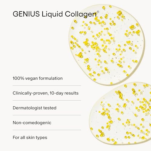 Algenist GENIUS Liquid Collagen Serum 2oz - Firming & Hydrating Vegan Face Serum with Alguronic Acid & Vitamin E - Minimize Fine Lines & Improve Elasticity - Variation of THIS listing