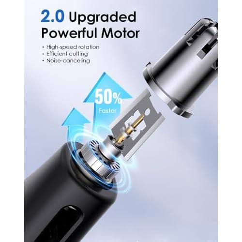 Upgraded Nose Hair Trimmer Replacement Heads for O Blade - Compatible with Oblade QP2834 QP2724 QP2520/30, QP2620/30, and Pro Series - Quick & Effortless Trimming, Painless Hair Removal