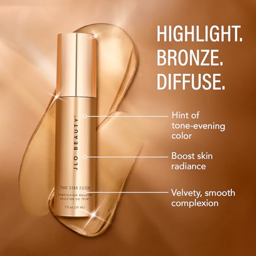 JLO Beauty Star Filter Complexion Booster Drops Pink Champagne 1 Oz - Radiant Skin