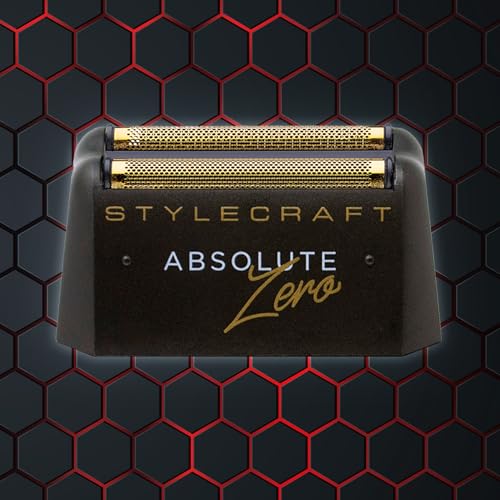 StyleCraft Absolute Zero Foil Shaver Gold & Black Echo Cutters for Men