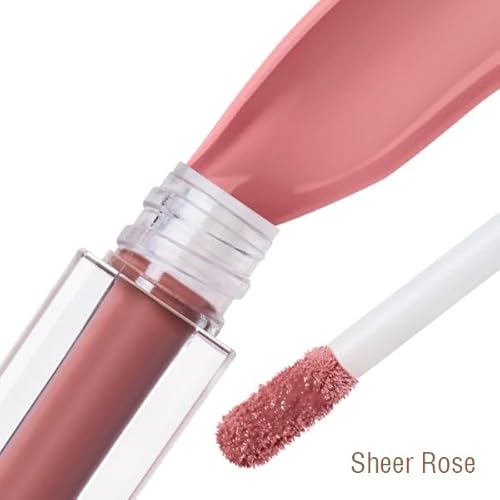 Pixi LipLift Max | Volumizing Lip Plumper with Peptides, Jojoba Oil & Aloe | Glossy Finish with Cooling Mint Tingle | Wear Alone or Over Lipstick | Sheer Rose | 0.09 oz/ 2.7g