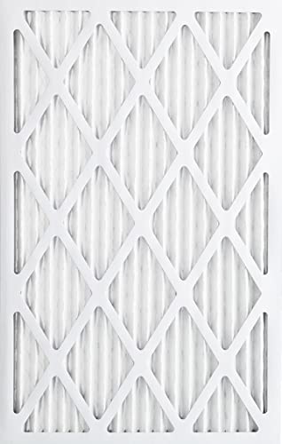 MERV 12 Pleated Air Filters 16x25x1 – 12 Pack for HVAC, Allergies