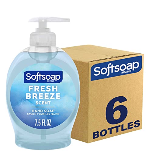 Softsoap Antibacterial and Fresh Breeze Hand Soaps, 11.25 and 7.5 Ounce (6 Pack)