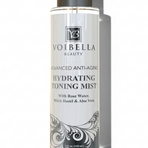 Organic Hydrating Face Toner with Rose Water Aloe Vera Witch Hazel - All Skin Types