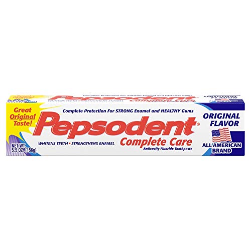 Pepsodent Complete Care Toothpaste Original Flavor 5.5 oz Pack of 12 - Oral Hygiene