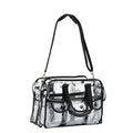 Nanshy Professional Makeup Artist Kit Bag - Clear Makeup Artist Travel Case with 8+ Pockets & Strong Handles - Extra Large Professional Makeup Case Organizer - 15.7x11x8 In