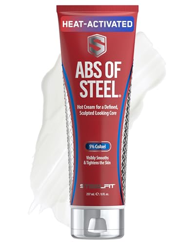 Abs of Steel Maximum Definition Cream - 8 Fl Oz Sculpting and Toning Formula