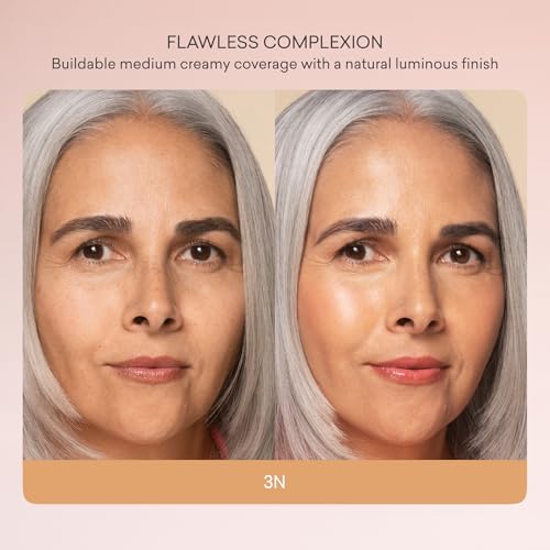 Toty by Sofia Vergara - Ilumina CC Creamy Compact SPF 50+ Mineral Broad Spectrum Sunscreen for Face - Tinted Blurring Balm SPF- Matte, Light Coverage - Water & Sweat Resistant - All Skin Types - 3N