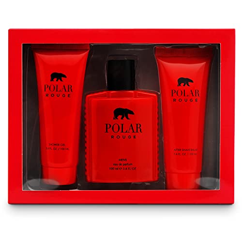 Polar Rouge Set Perfume for Men Gift Set - Inspired by Premium Cologne 100ml x3