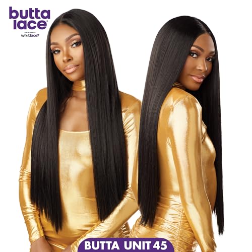 Sensationnel Butta LaceWig Unit 45 - Jet Black, 5-Inch Deep HD Lace Front