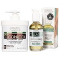 Advanced Clinicals Coconut Oil Moisturizing Cream + Collagen Lifting Body Oil Set