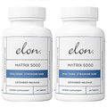 Hair Growth Vitamins for Women - Biotin 5000mcg Extended Release - Pack of 2 (60 Count)