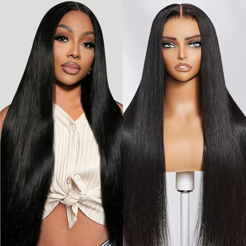 22 Inch Human Hair Lace Front Wigs for Black Women Natural Straight 13x4 Variation of THIS listing
