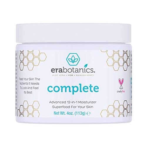 Era Organics Manuka Honey Face Cream - Advanced 12-in-1 Nourishing and Rejuvenating Daily Face Moisturizer for Women and Men - Face Moisturizer for Sensitive Skin - Body Moisturizer for Dry Skin 4 oz