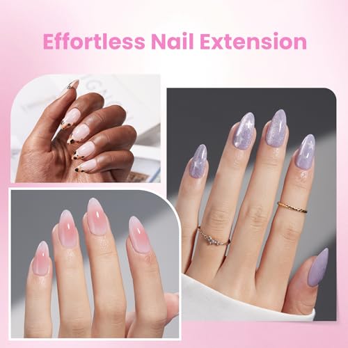 Beetles Tipex Lite Instant Nail Tips Medium Almond 512pcs - 16 Sizes