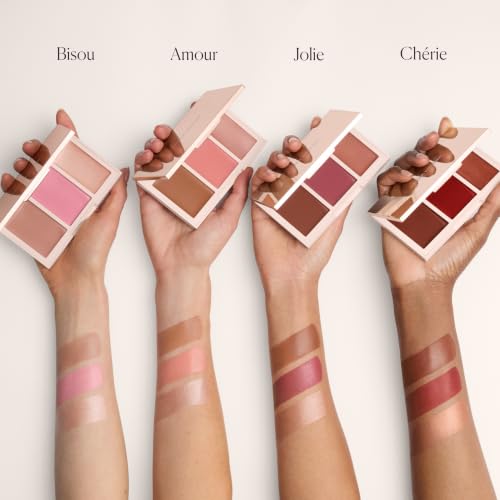 Laura Mercier Bonne Glow Cream Face Palette Amour Light to Medium 0.38 oz