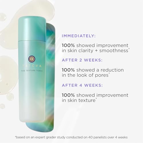 TATCHA Texture Tonic Liquid Exfoliator with Niacinamide & Fruit AHAs for Skin Clarify