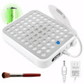 ANGNYA Rechargeable Nail Dust Collector with LED Light - White