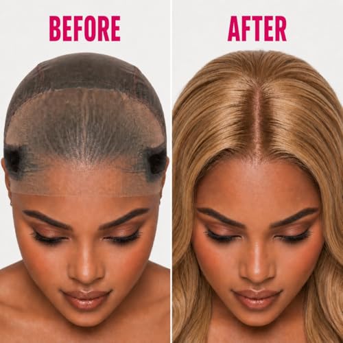 BuyaCraft Brown Max Wig Grip Cap 11x5 HD Transparent Lace for Glueless Wigs