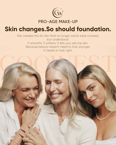 Color Changing Foundation for Mature Skin - 4-in-1 Light to Medium Shade Adaptable Skin Tint, Hydrating Liquid Makeup, Smooth Blur Finish, 30ml