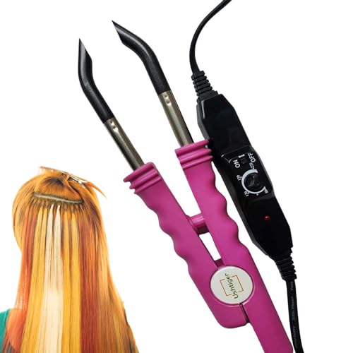 Pink Fusion Hair Extension Iron for Pre-Bonded Hair Extensions - Ushtiger
