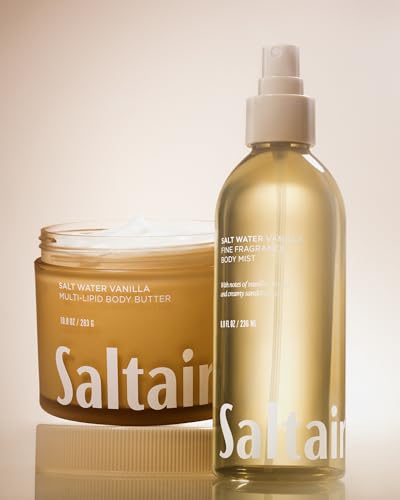 Saltair Body Care Bundle with Body Wash & Mist - Salt Water Vanilla Scent