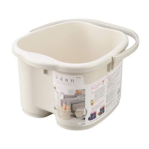 Inomata Chemical Foot Bath - Women's Ivory, 26cm Size, Made in Japan