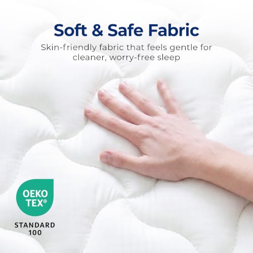 Twin 6 Inch Hybrid Mattress - Innerspring Support & Breathable Cover - Neo Sleep