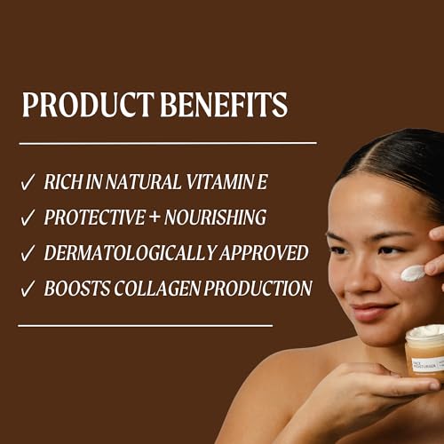 UPCIRCLE Natural Face Moisturizer with Argan Powder Vegan Daily Hydrating Cream