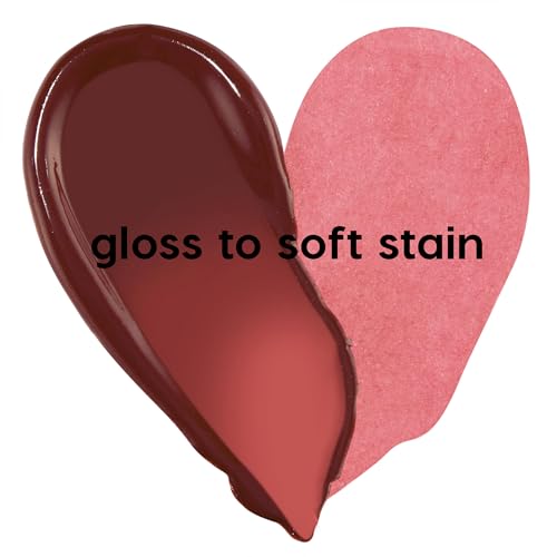 ColourPop HydraPop Glossy Lip Stain - Hydrating Lip Gloss That Fades Into A Soft Tint - Non-Drying & Long-Lasting - Water-Based Gloss-to-Stain Finish - 90s Babe (0.11 Fl Oz)