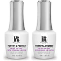 RC Red Carpet Manicure Fortify & Protect LED Gel Top Coat ? High Shine Top with Vitamin A & Biotin, Long-Lasting, Strengthens Nails, No Chipping or Peeling (0.3 Fl Oz) (Pack of 2)